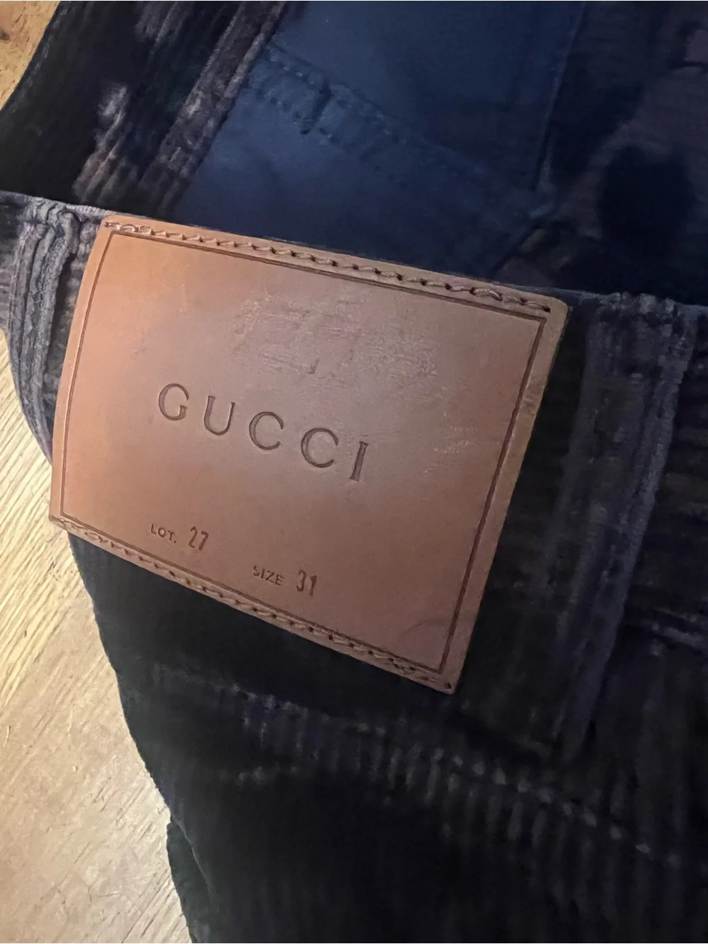 Gucci Tie-Dye Corduroy Jeans 31x30